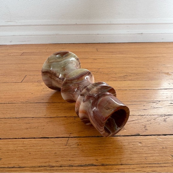 Marble Swirl Candle Holder - Picture 2 of 3